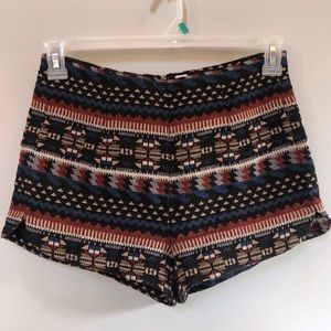 Brand new Aztec print woven shorts